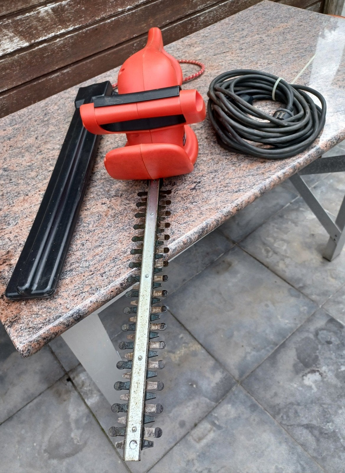 Elektrische heggenschaar met 10m kabel, lawngreen., Ophalen