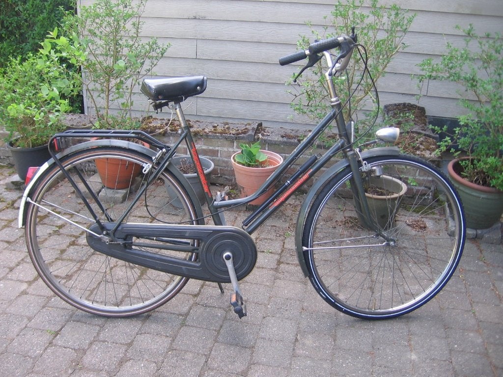 28 inch rijklare vintage damesfiets 3 versnellingen kader 52, Fietsen en Brommers, Gebruikt, Velgrem, Versnellingen, 50 tot 53 cm