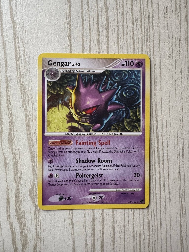 Gengar 18/100 - Stormfront (2008), Ophalen of Verzenden, Zo goed als nieuw, Losse kaart