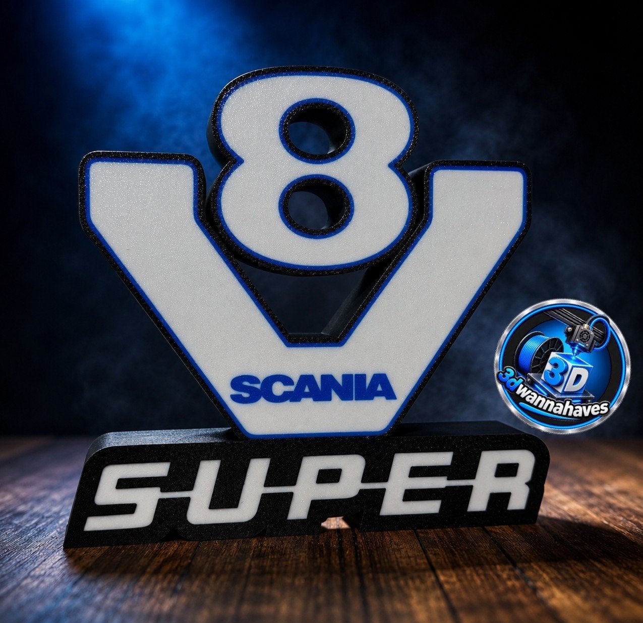 Een gloednieuwe Scania V8 Super lichtbak., Enlèvement ou Envoi, Neuf, Table lumineuse ou lampe (néon)