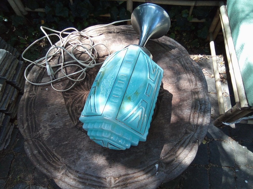 Twee vintage hanglampen, Enlèvement