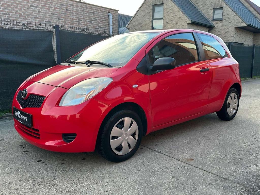 Toyota Yaris Toyota Yaris 1.0 Benzine|Manuel|Airco|Garantie, Auto's, Boordcomputer, Gebruikt, Zwart, Bedrijf