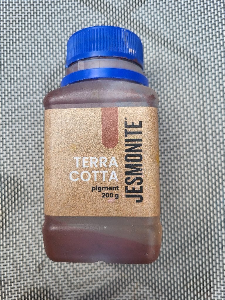 Jesmonite pigment terra cotta, Ophalen, Gebruikt