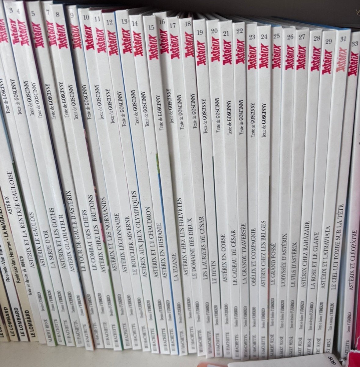 Collection Asterix - 33 BD Hachette / Albert René, Livres, BD, Plusieurs BD, Enlèvement, Comme neuf