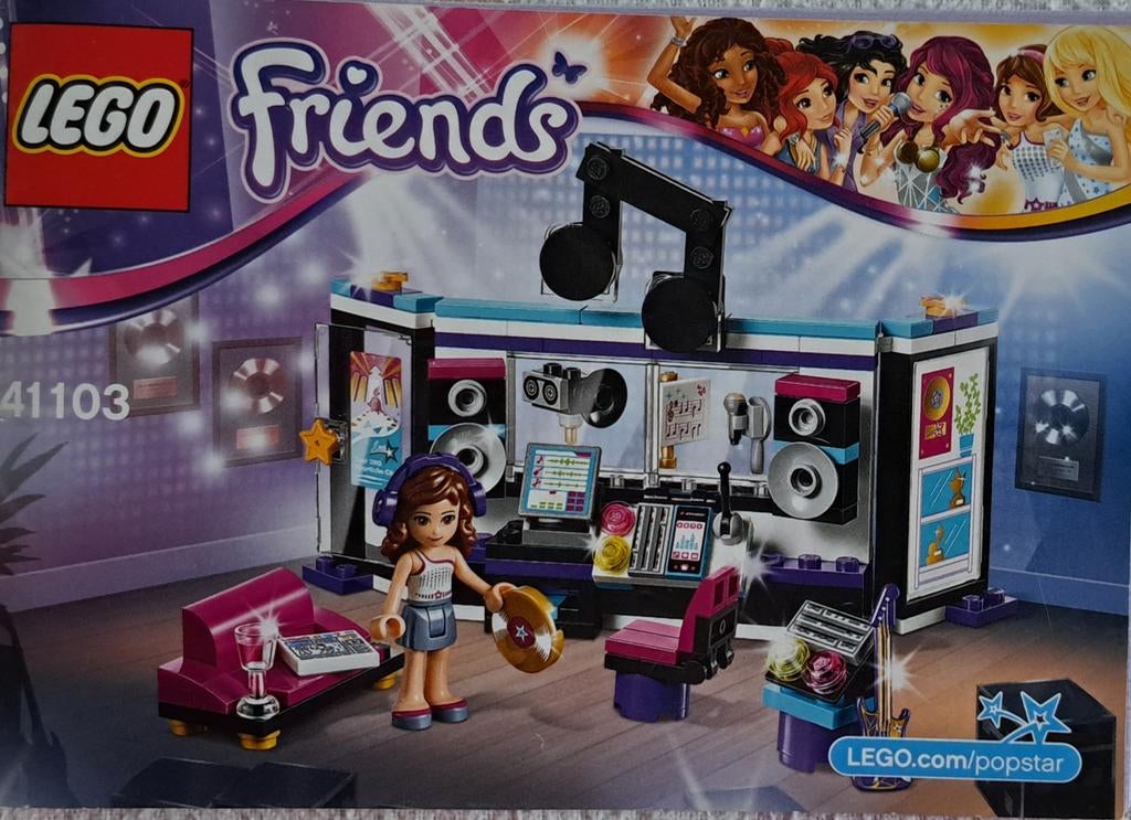 Lego Friends - 41103 - le studio d'enregistrement, Ophalen of Verzenden, Compleet