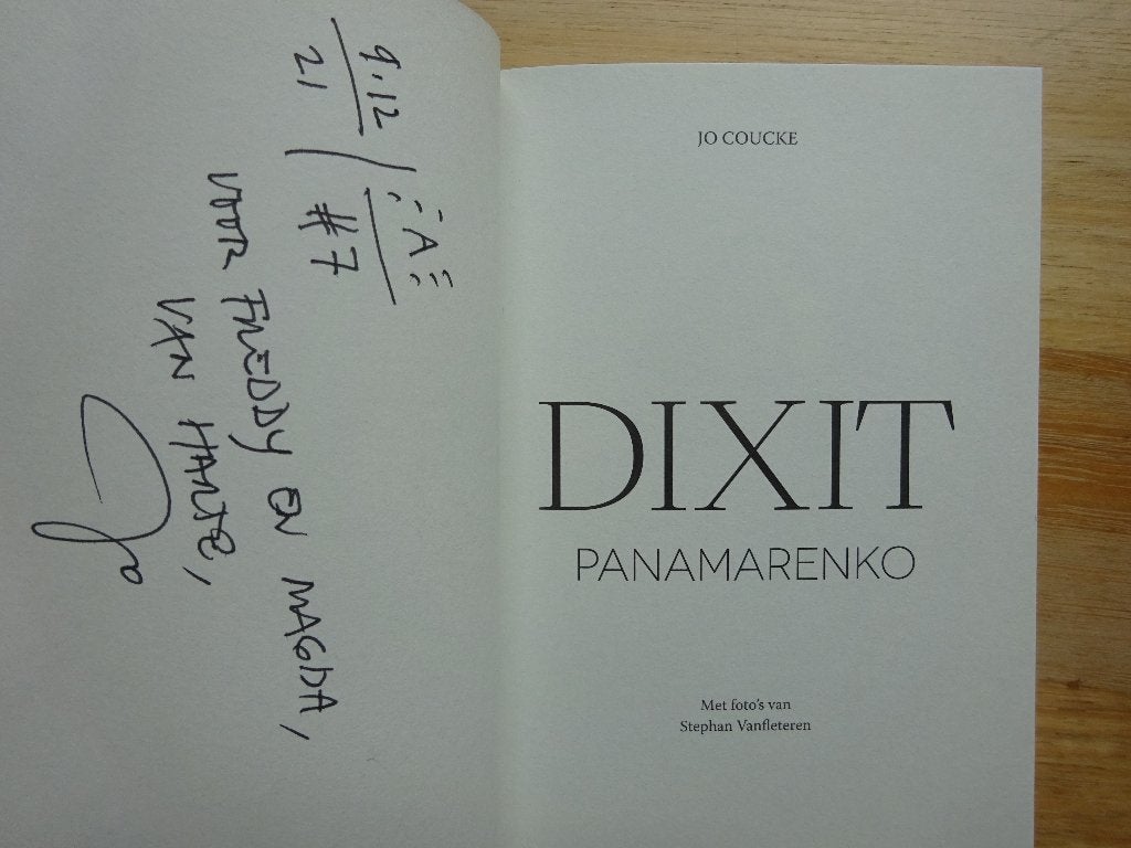 Dixit Panamarenko, 2021, gesigneerd door Jo Coucke, Boeken, Beeldhouwkunst, Jo Coucke, Nieuw, Ophalen of Verzenden
