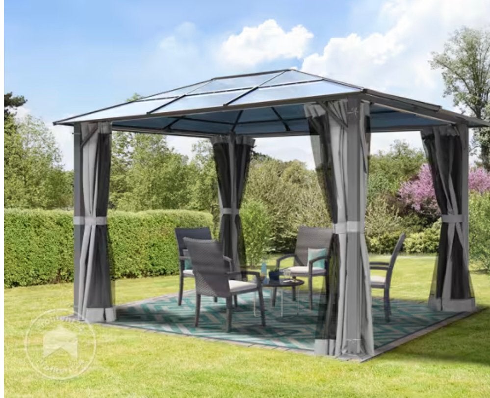 Pergola in aluminium, Enlèvement, Utilisé, Pavillon de jardin