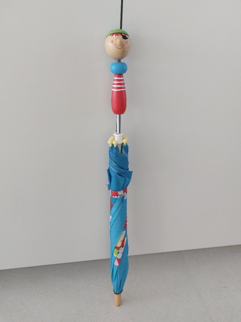 Parapluie Cool Pirate pour enfants, manche en bois, Enlèvement, Comme neuf