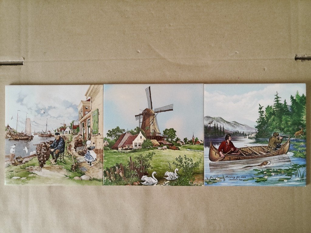 Carrelage carreaux vintage Mosa et Sphinx 19 euros chacun, Antiquités & Art, Enlèvement ou Envoi