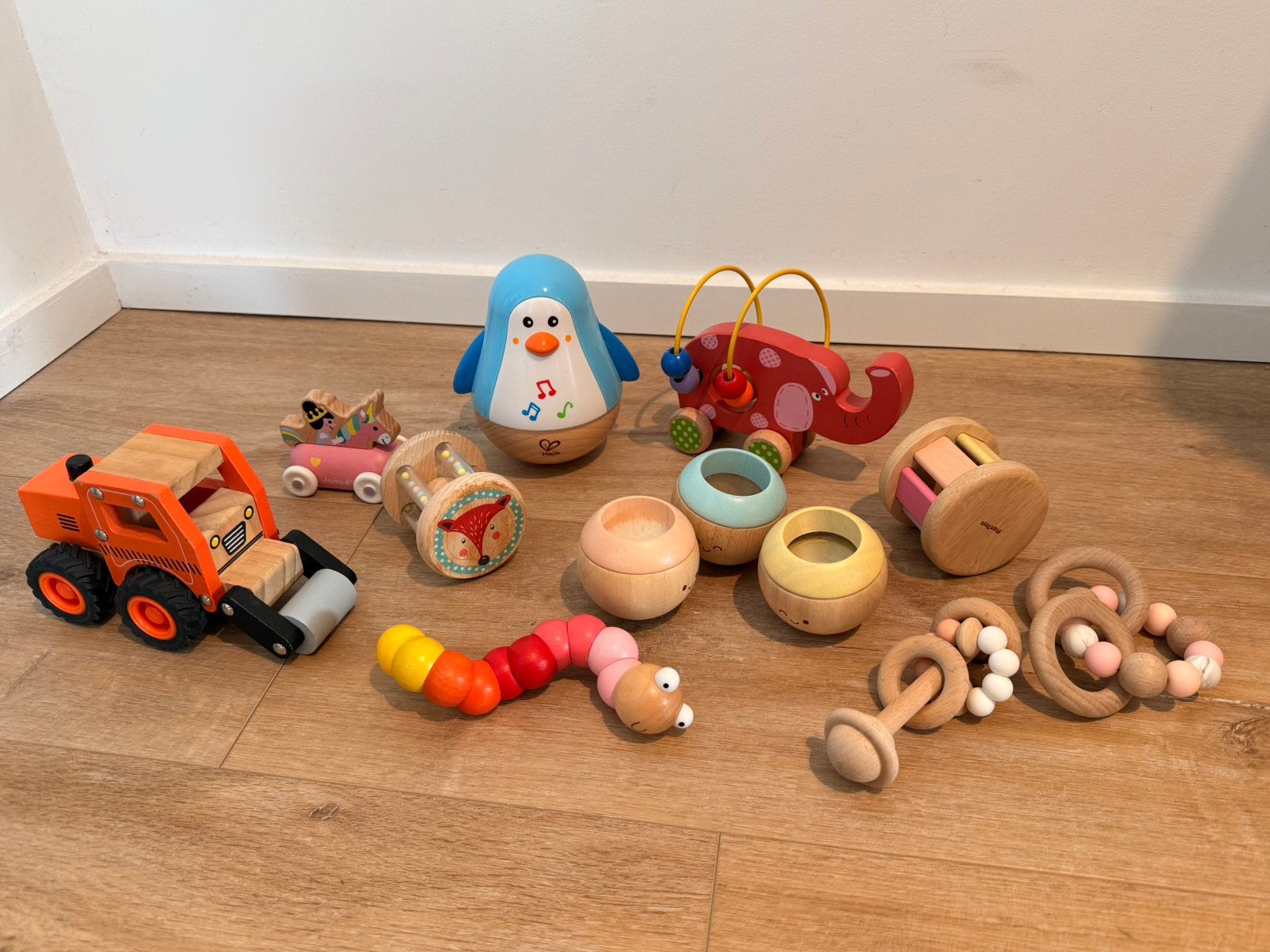 Lot de jouets et hochets d’éveil premier âge, Enlèvement, Utilisé, Autres types, Sonore