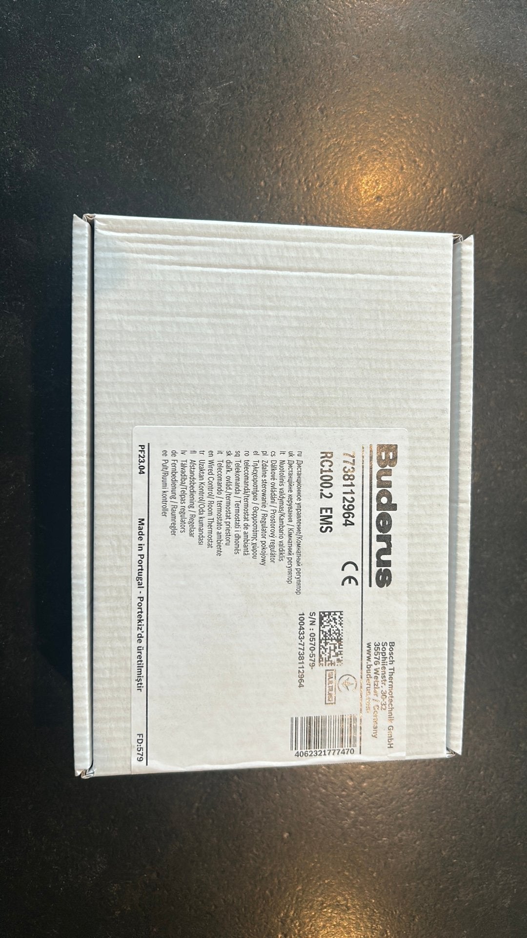 Buderus RC100.2 EMS, Doe-het-zelf en Bouw, Ophalen of Verzenden, Nieuw, Thermostaat