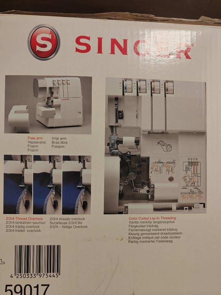 Overlock Singer, Ophalen, Zo goed als nieuw, Lockmachine, Singer