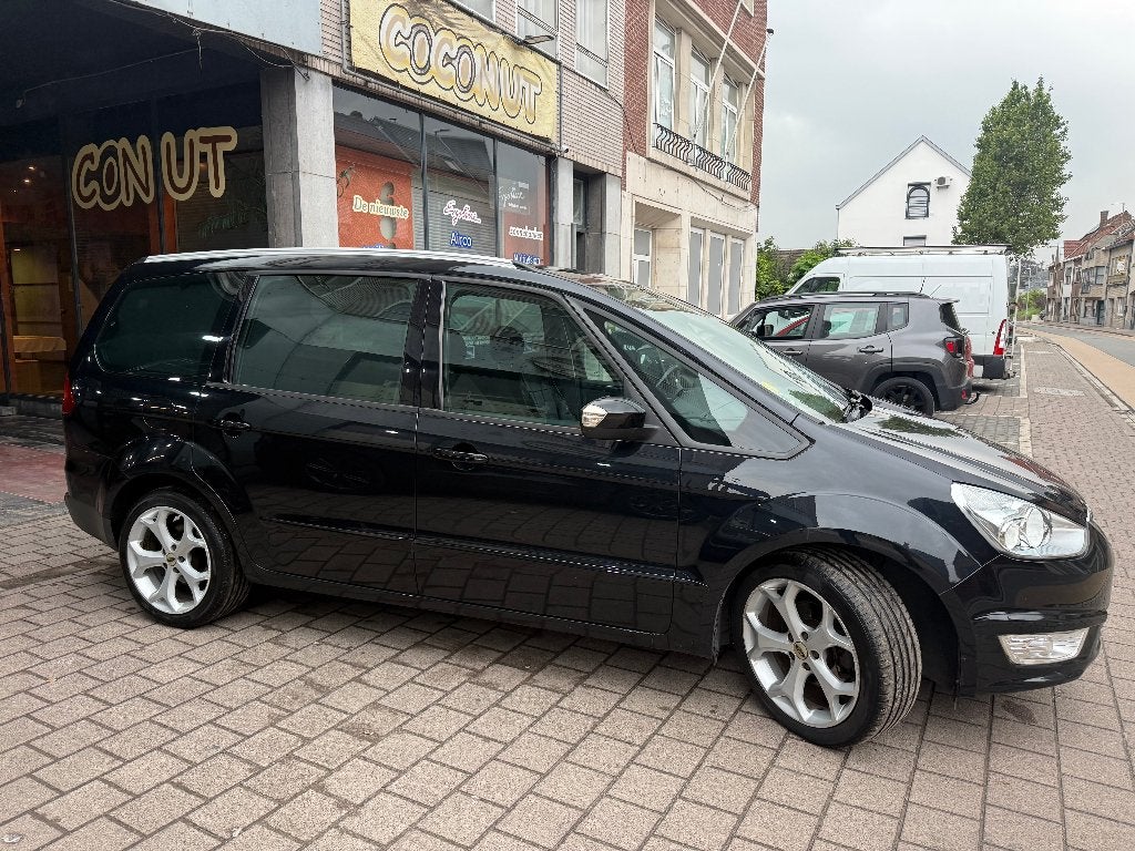 Ford Galaxy 2.0 TDCi 2e hands historische autopas, Euro 5, Zwart, Bedrijf, 5 deurs