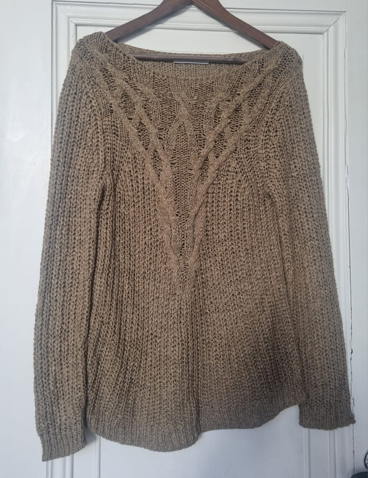Pull à câble OUI taille 36, Vêtements | Femmes, Pulls & Gilets, Enlèvement ou Envoi, Comme neuf, Taille 36 (S), Beige
