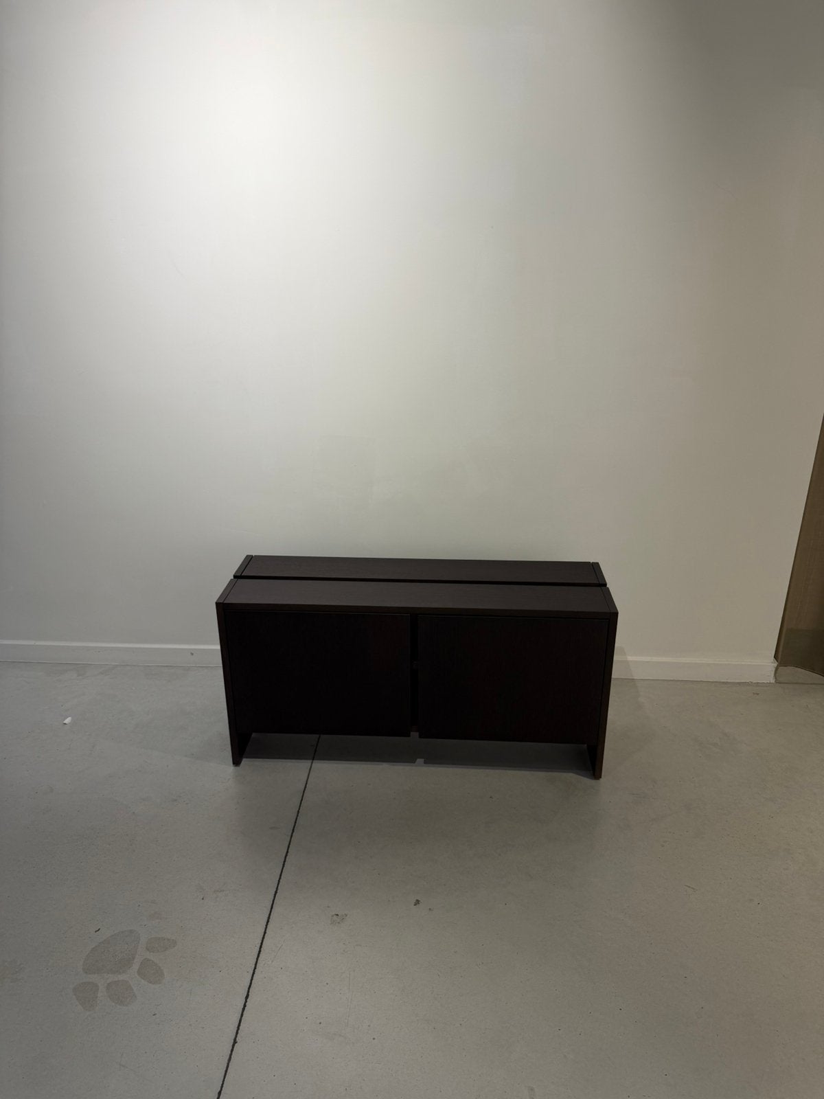 ferm LIVING design schoenenkast donker eiken 100 cm, Ophalen, Zo goed als nieuw