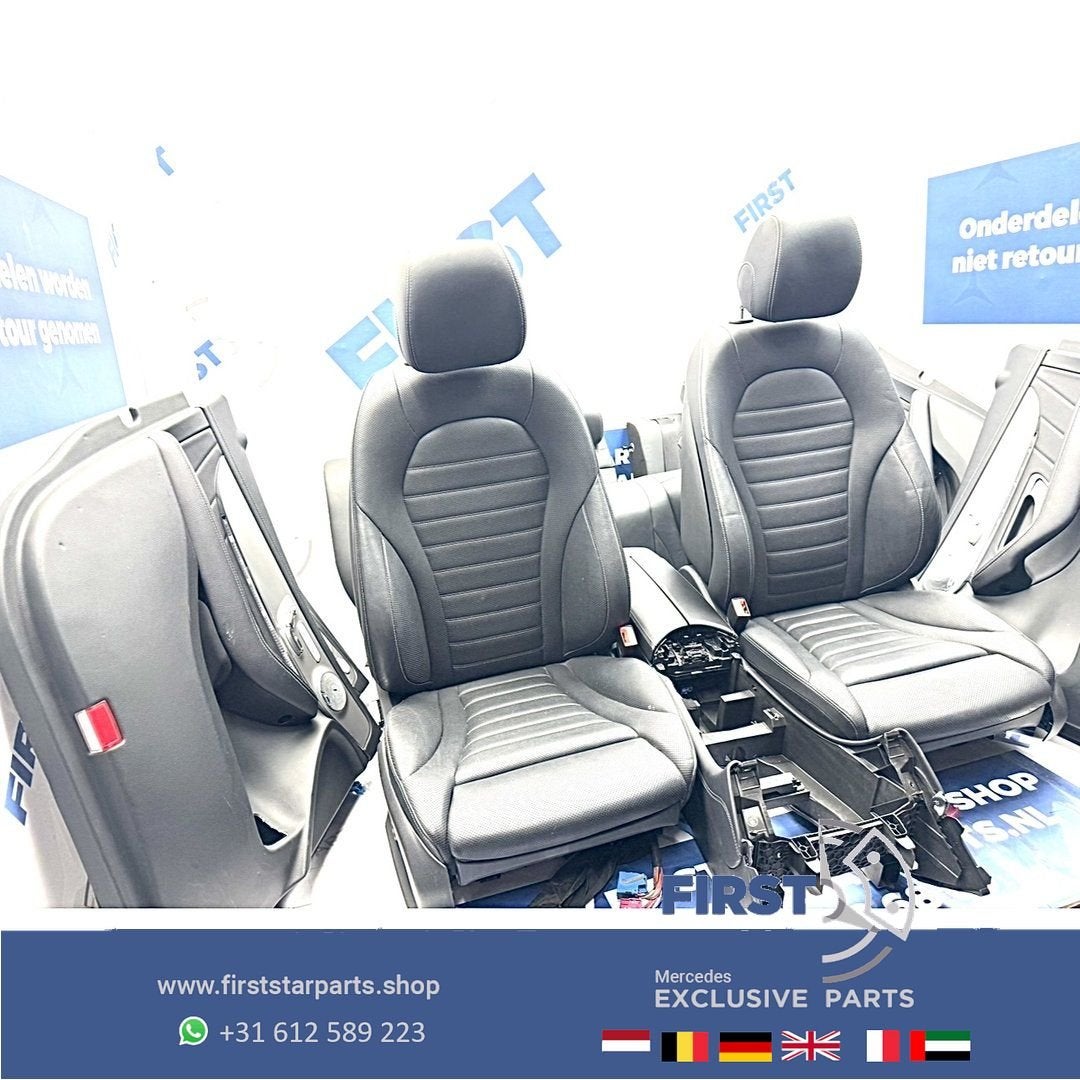 W253 GLC AMG STOELEN GLC43 GLC63 COMPLEET INTERIEUR ZWART LE