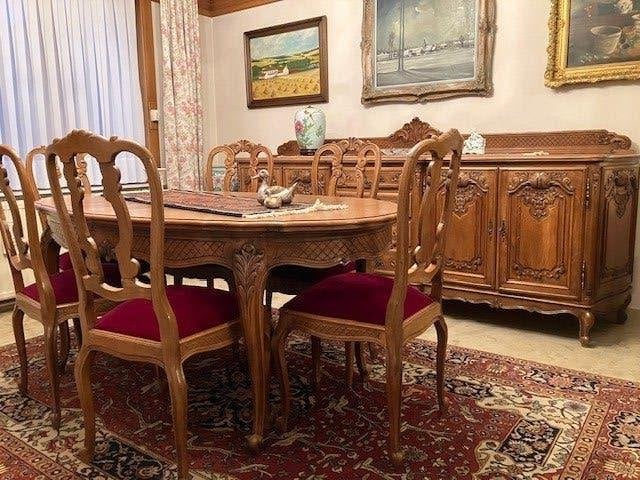 Eetkamer, Ophalen