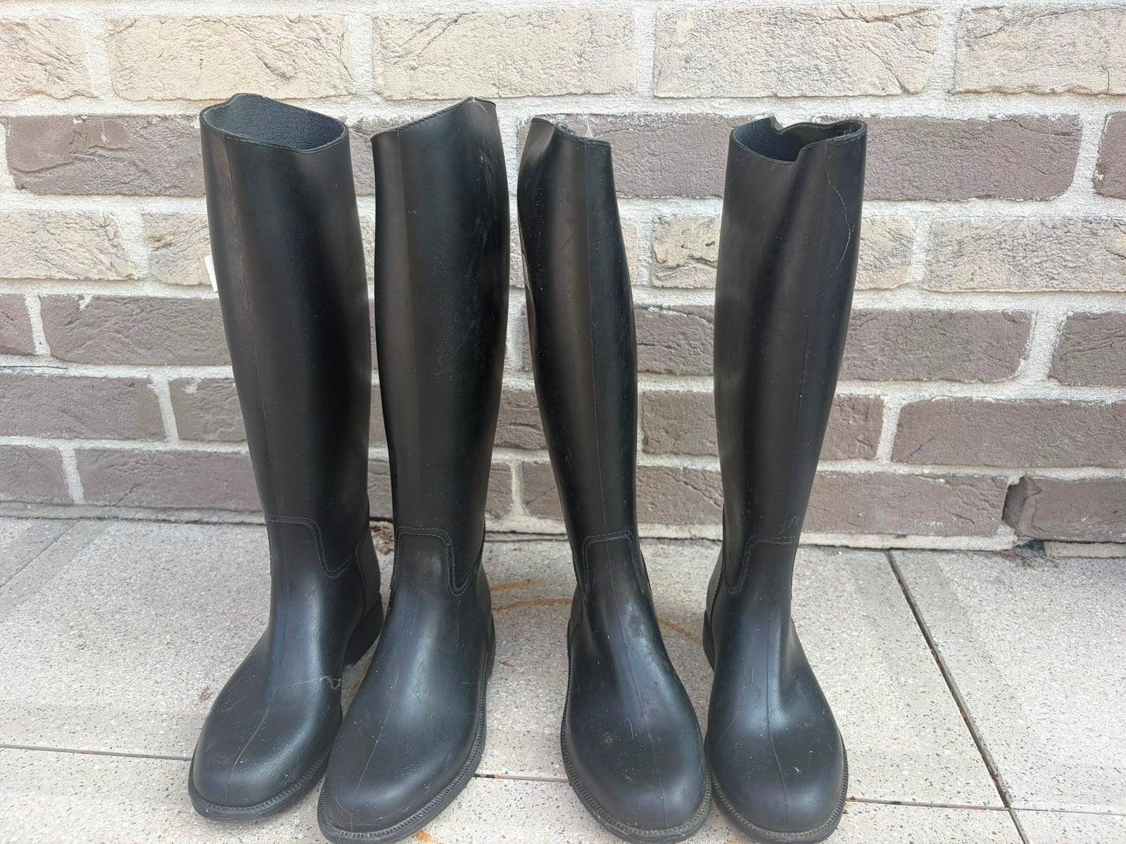 Paardrijlaarzen 36 en 35, Dieren en Toebehoren, Ophalen, Gebruikt, Kinderen, Zwart