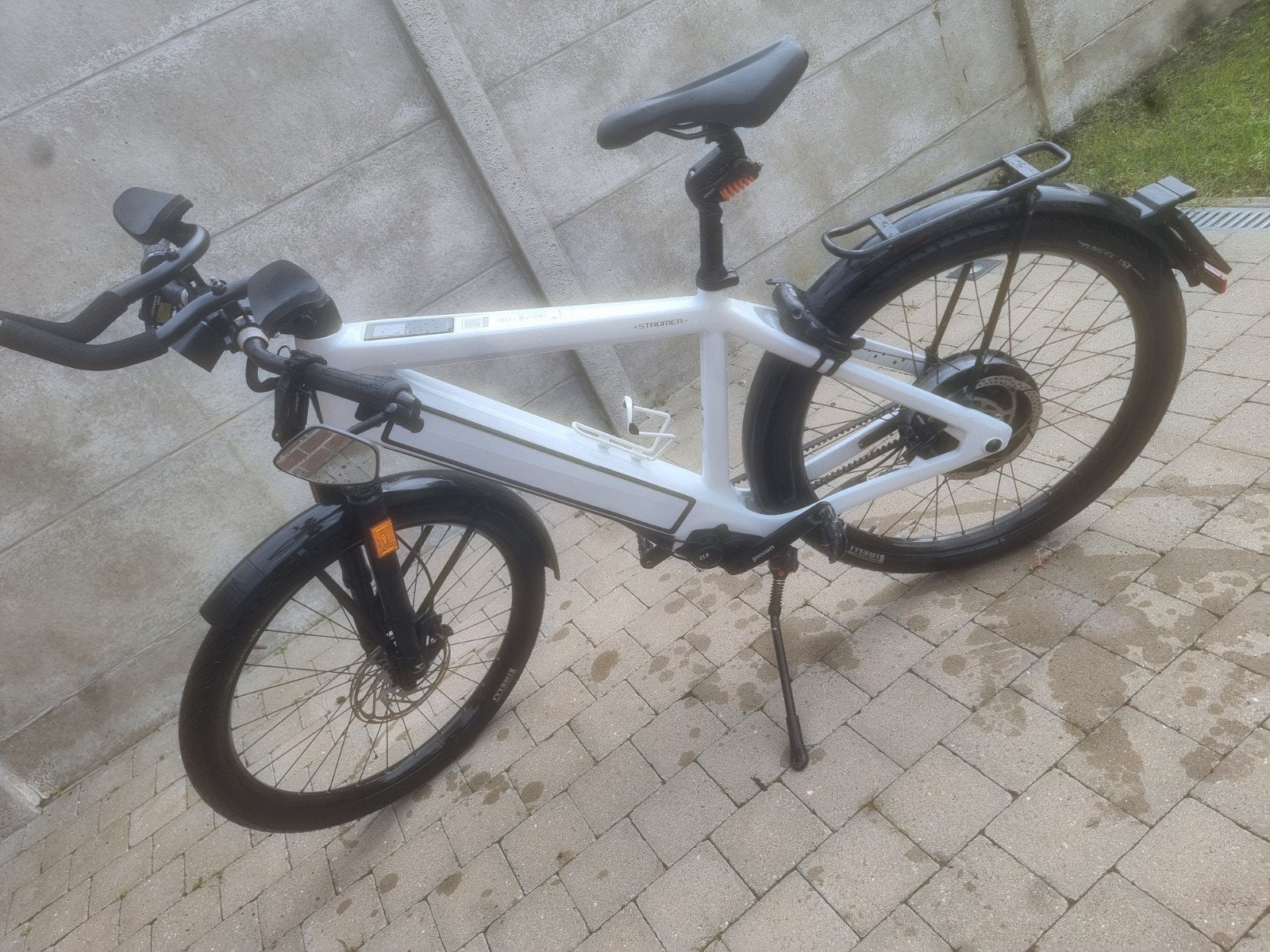 Stromer ST3 Pinion wit 4000 km, Vélos & Vélomoteurs, Vélos | Ancêtres & Oldtimers, Frein à disque, Enlèvement