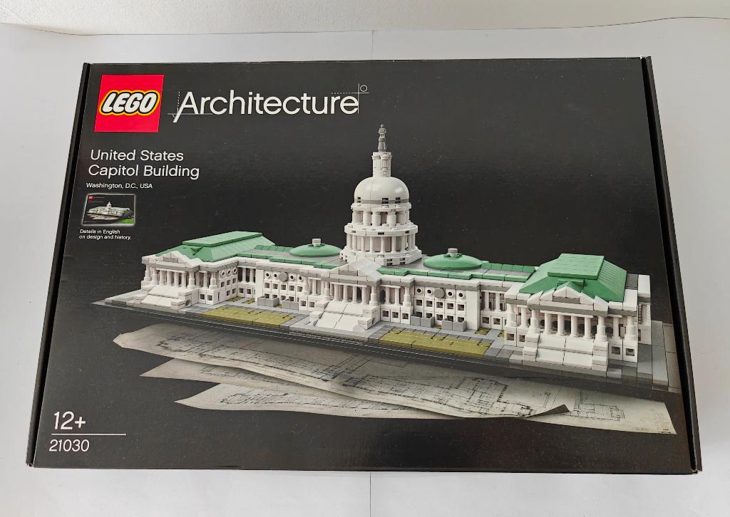 Lego Architecture 21030 US Capitol Building set compleet, Lego, Architecture, Ophalen of Verzenden, Zo goed als nieuw