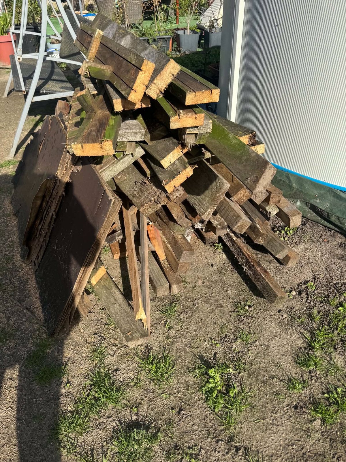 Brandhout, Doe-het-zelf en Bouw, Ophalen of Verzenden, Zo goed als nieuw