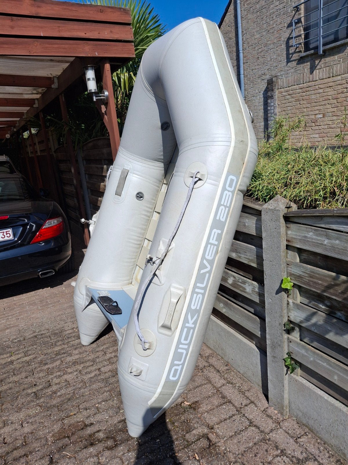Rubberboot Quicksilver 230., Watersport en Boten, Rubberboten, Quicksilver, Peddels, Ophalen