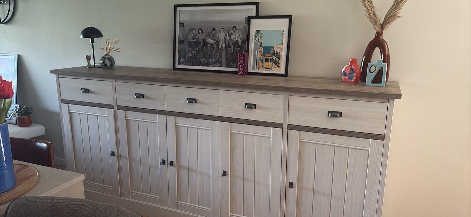 Dressoir en tv kast, Ophalen, Overige materialen, Gebruikt, Met deur(en)