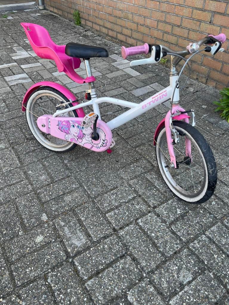 Meisjesfiets 16 inch, Ophalen, Zo goed als nieuw, 16 inch