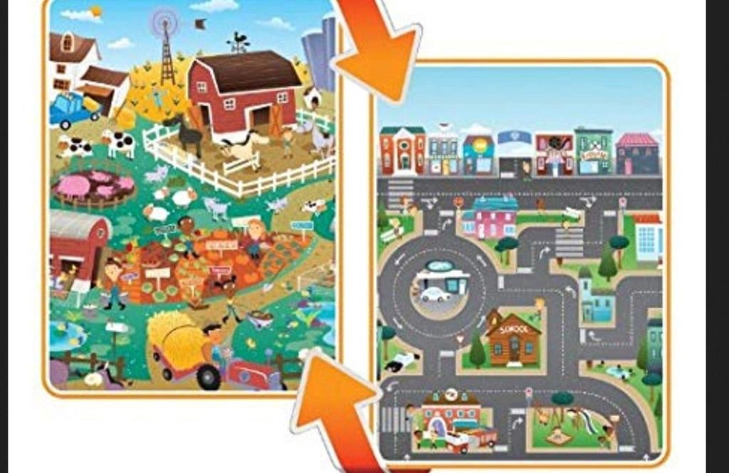 PRINCE LIONHEART playMAT City / Farm, Kinderen en Baby's, Ophalen of Verzenden, Zo goed als nieuw