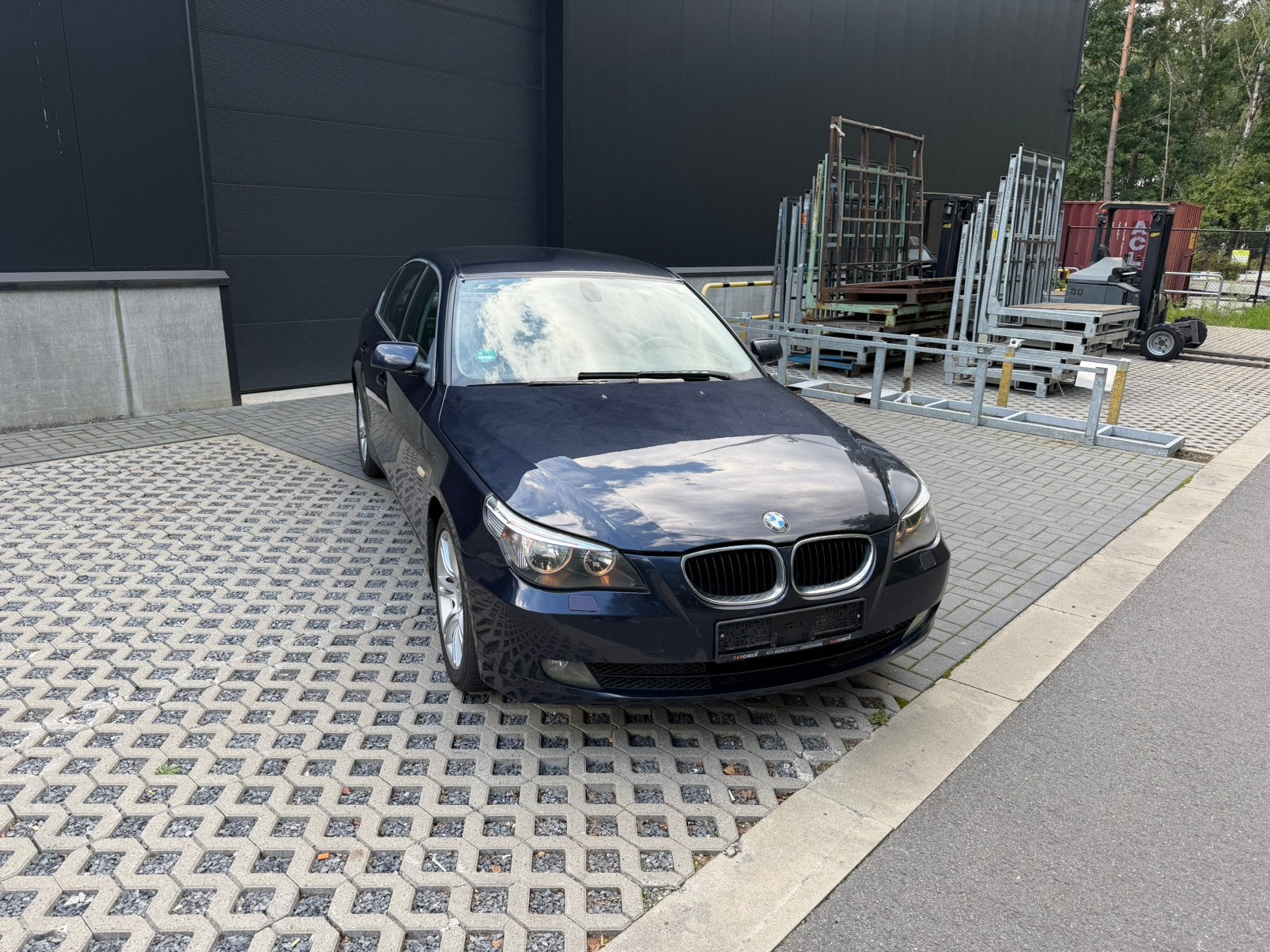 Bmw e60 525d, Auto's, Automaat, 4 deurs, Achterwielaandrijving, Zwart