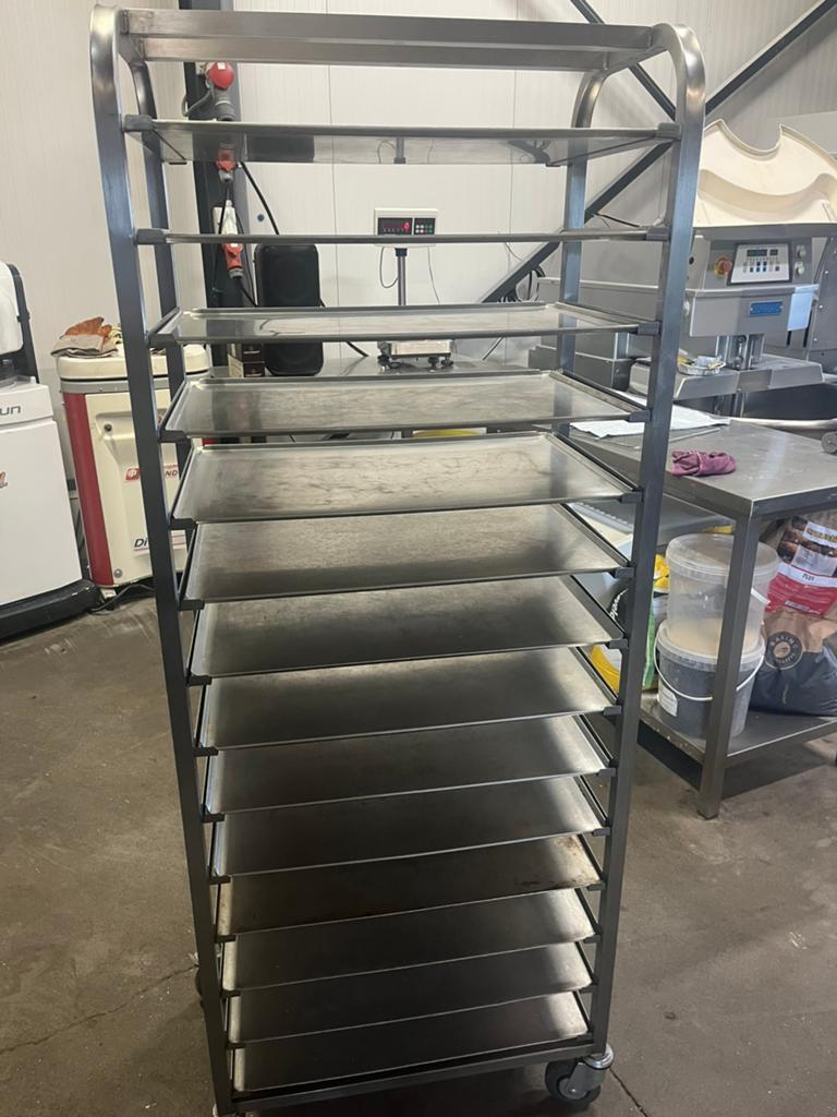 Plaatwagen voor bakplaten 60x40, Huis en Inrichting, Ophalen, Zo goed als nieuw