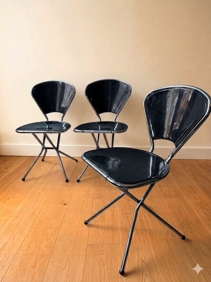 Chaises vintage Niels Gammelgaard, Maison & Meubles, Chaises, Enlèvement, Comme neuf, Trois