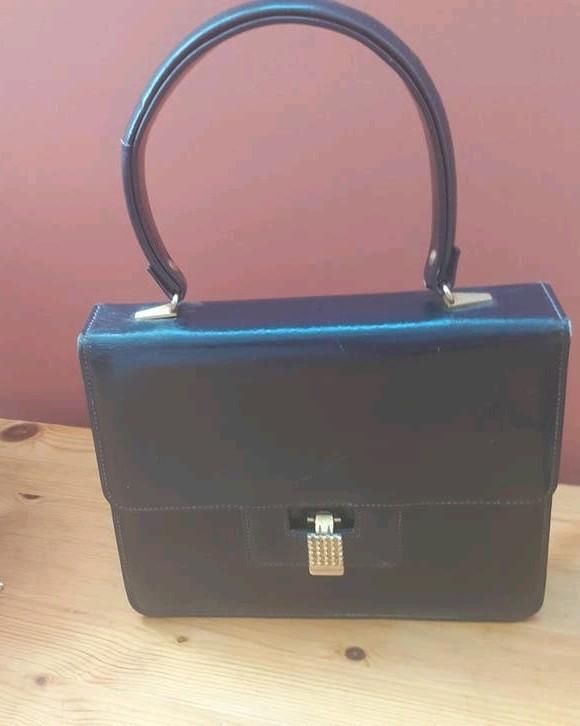 Sac à main bleu vintage, Bijoux, Sacs & Beauté, Boîtes de maquillage & Beauty case, Enlèvement ou Envoi