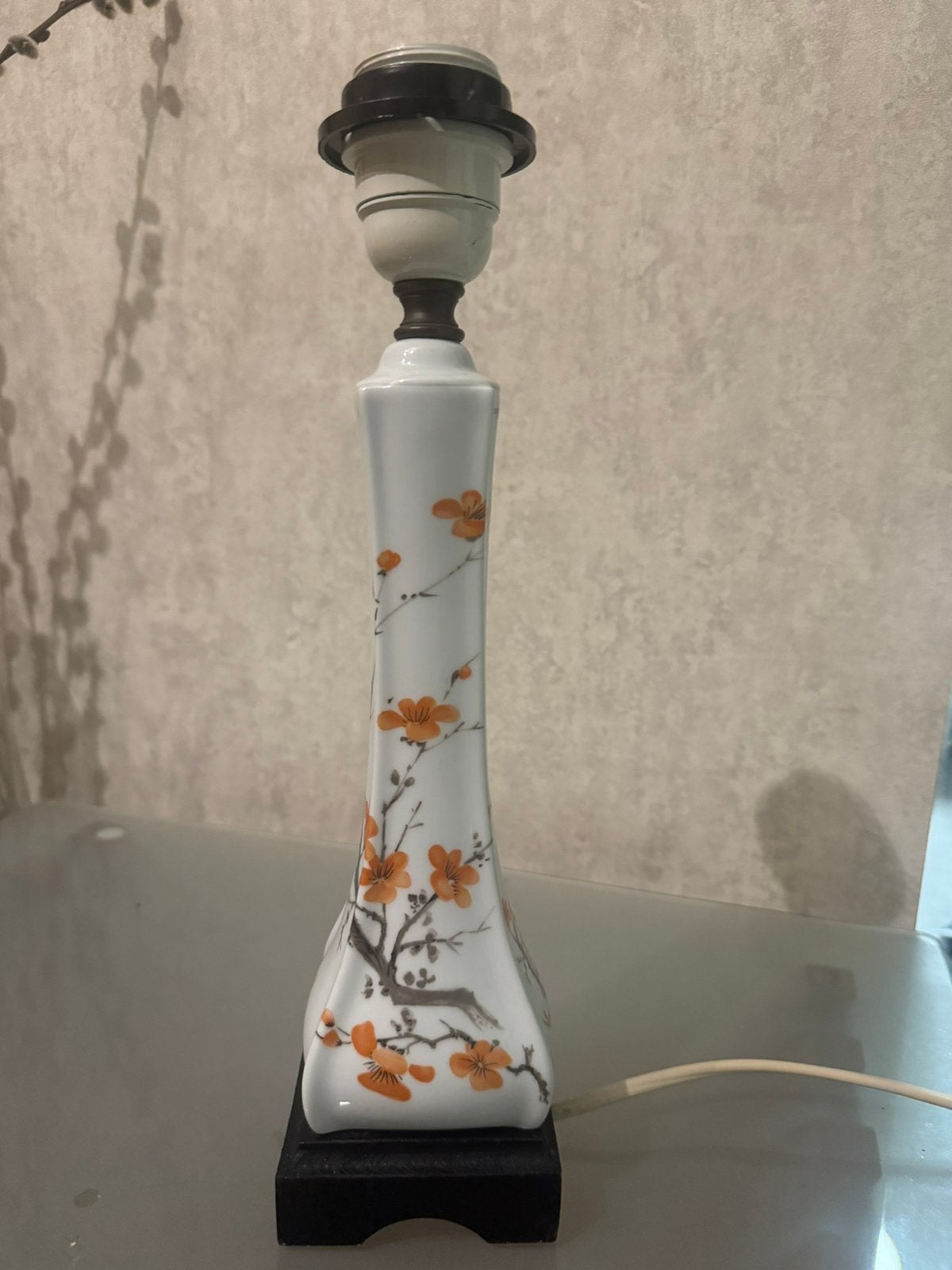 Vintage porseleinen lampvoet - Limoges France, Ophalen of Verzenden