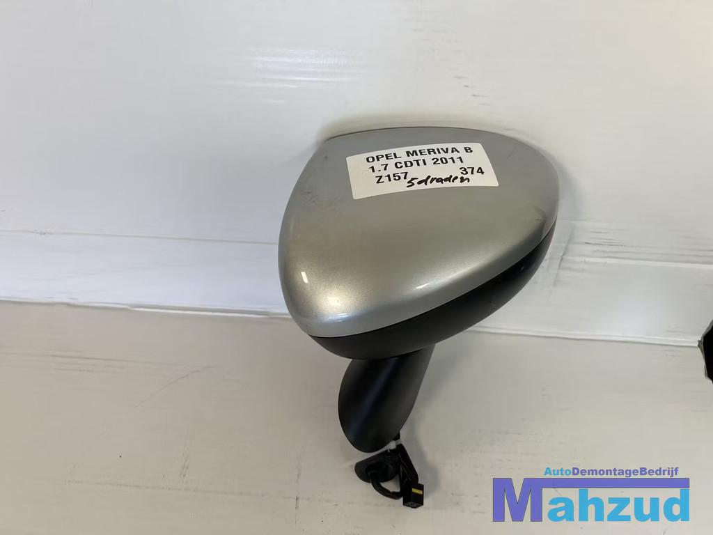 OPEL MERIVA B Zilver Z157 Links spiegel 2010-2017, Gebruikt, Opel Automobile GmbH, Kontakt@opel-infoservice.de, Opel