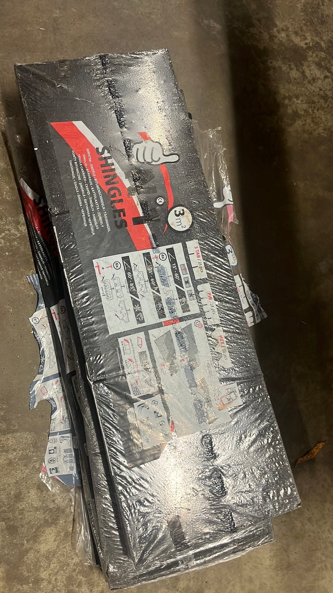 Dakshingels te koop 10 vierkante meter, Doe-het-zelf en Bouw, Ophalen, Zwart