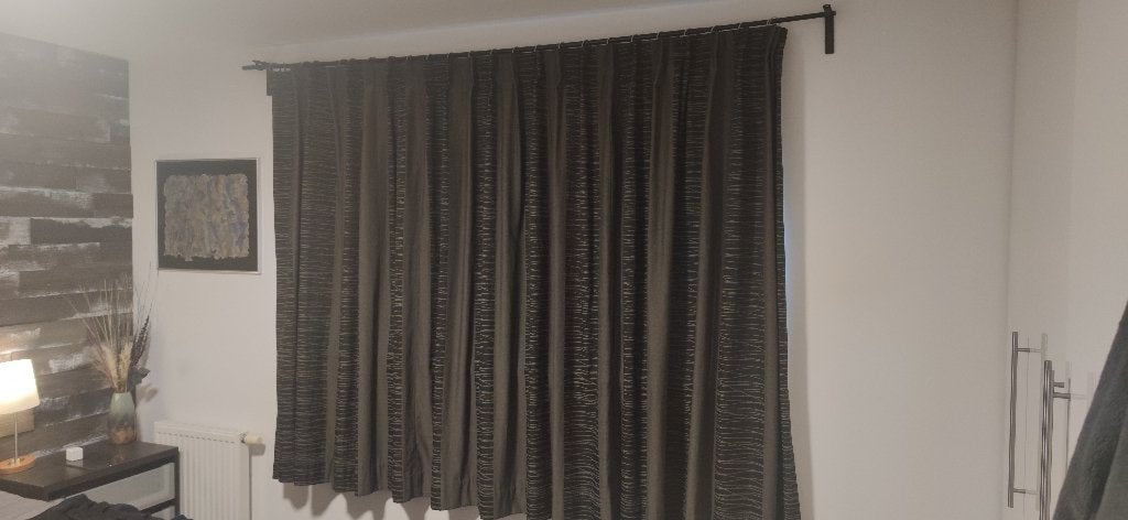 2x Heytens kostbaar verduisterende 2X 4m =8m 900€, Huis en Inrichting, Ophalen, Zo goed als nieuw