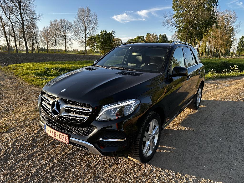 Mercedes GLE 250d, Auto's, Mercedes-Benz, Automaat, GLE, Zwart, Leder
