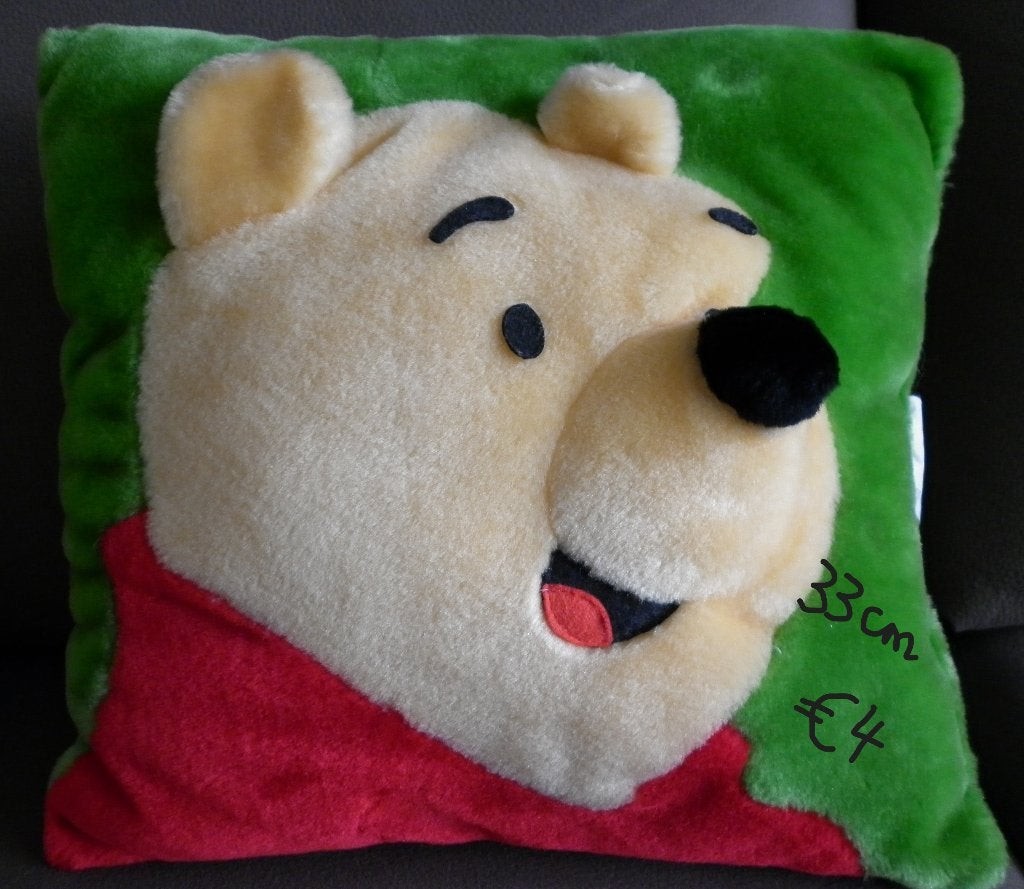 Sierkussen - Winnie de Pooh, Groen, Kleed of Kussen, Ophalen of Verzenden, Zo goed als nieuw