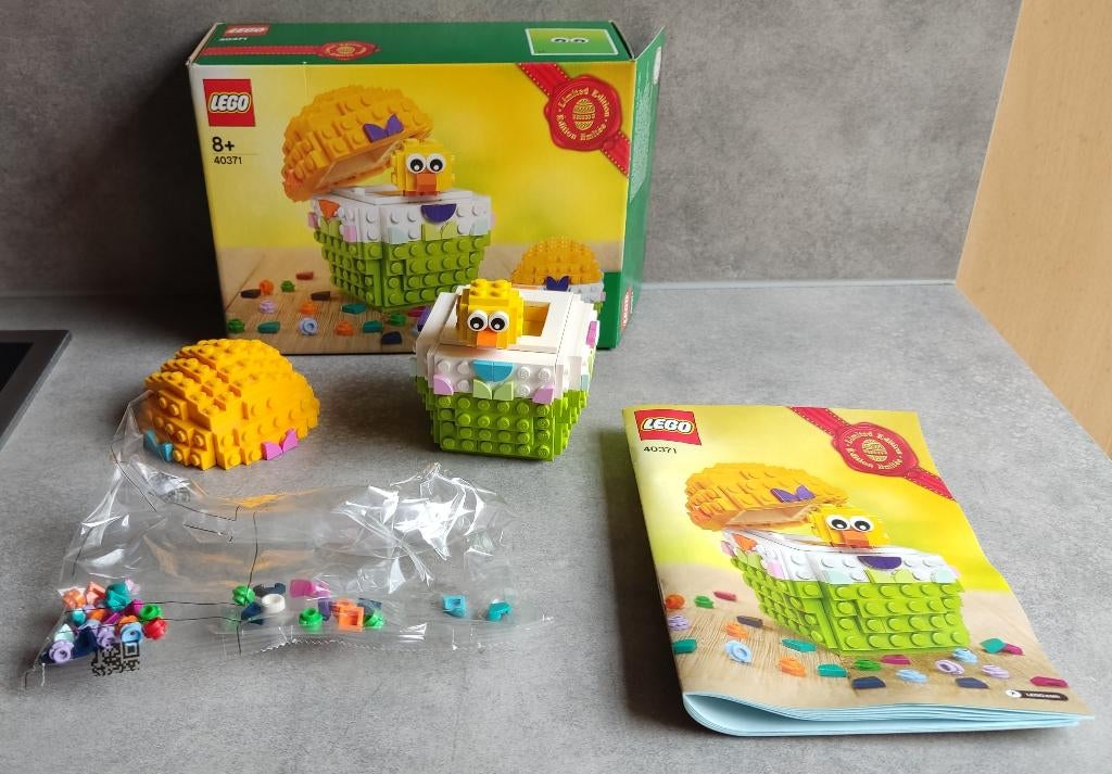 lego 40371 paasei met kuiken limited edition, Lego, Ophalen of Verzenden, Zo goed als nieuw, Compleet