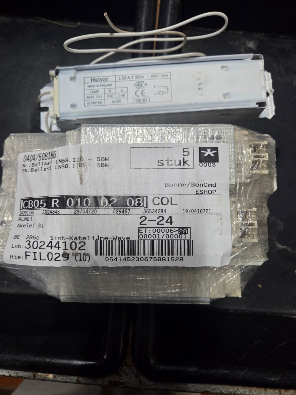 Ballast voor TL lamp 6 stuks, Doe-het-zelf en Bouw, Ophalen of Verzenden
