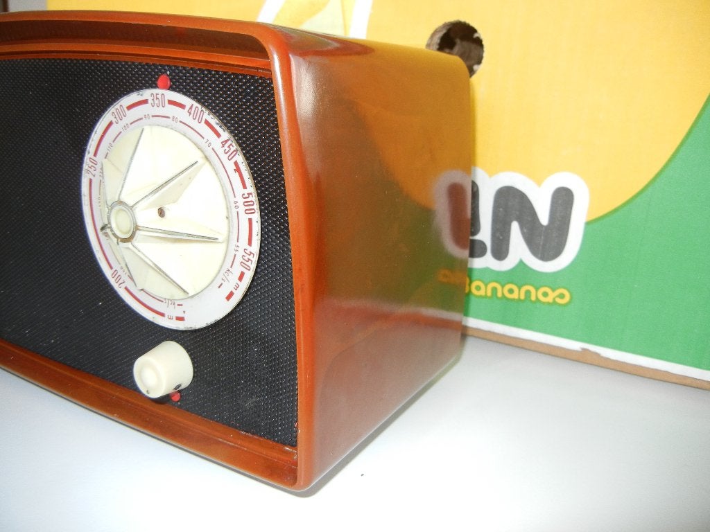 antieke radio op lampen siera. BIEDEN AUB, Antiek en Kunst, Ophalen of Verzenden