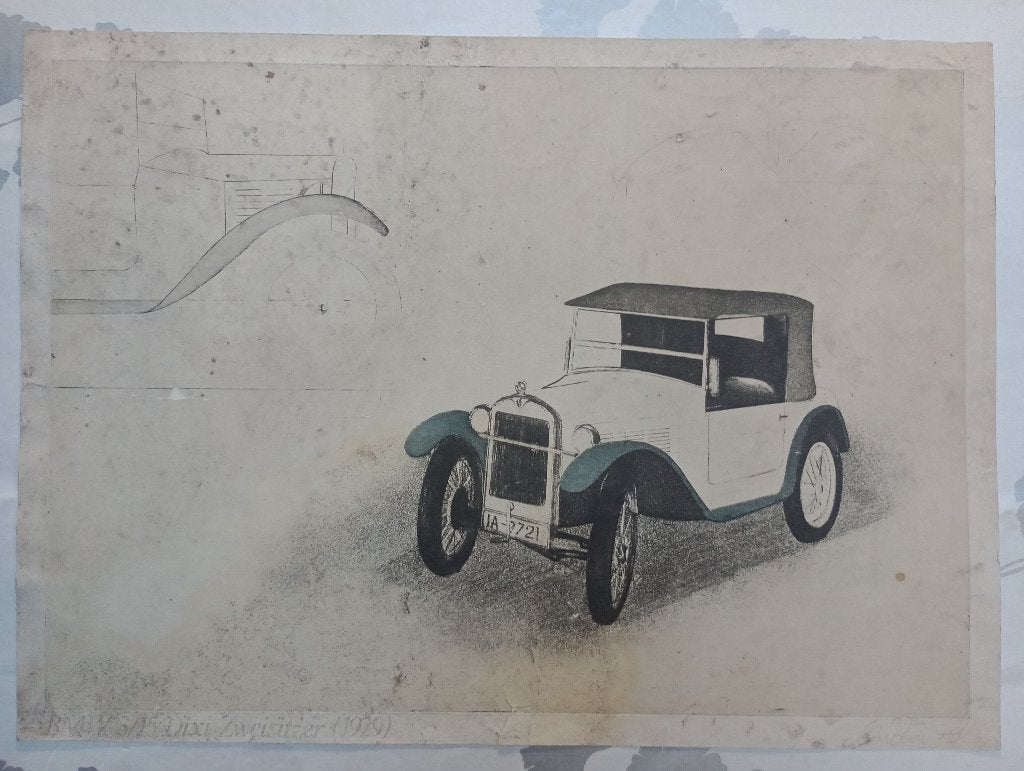 Originele ets BMW 3-15 Dixi (1929) - Cendor 1979, B59, Verzamelen, Ophalen of Verzenden, Gebruikt