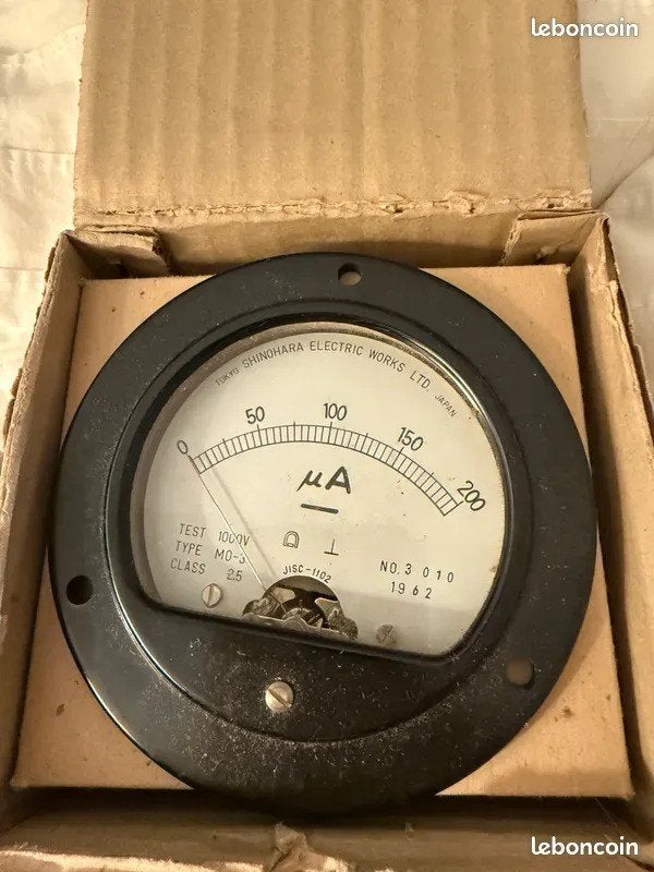 Analoge ampèremeter of galvanometer, vintage, NIEUW, Verzenden