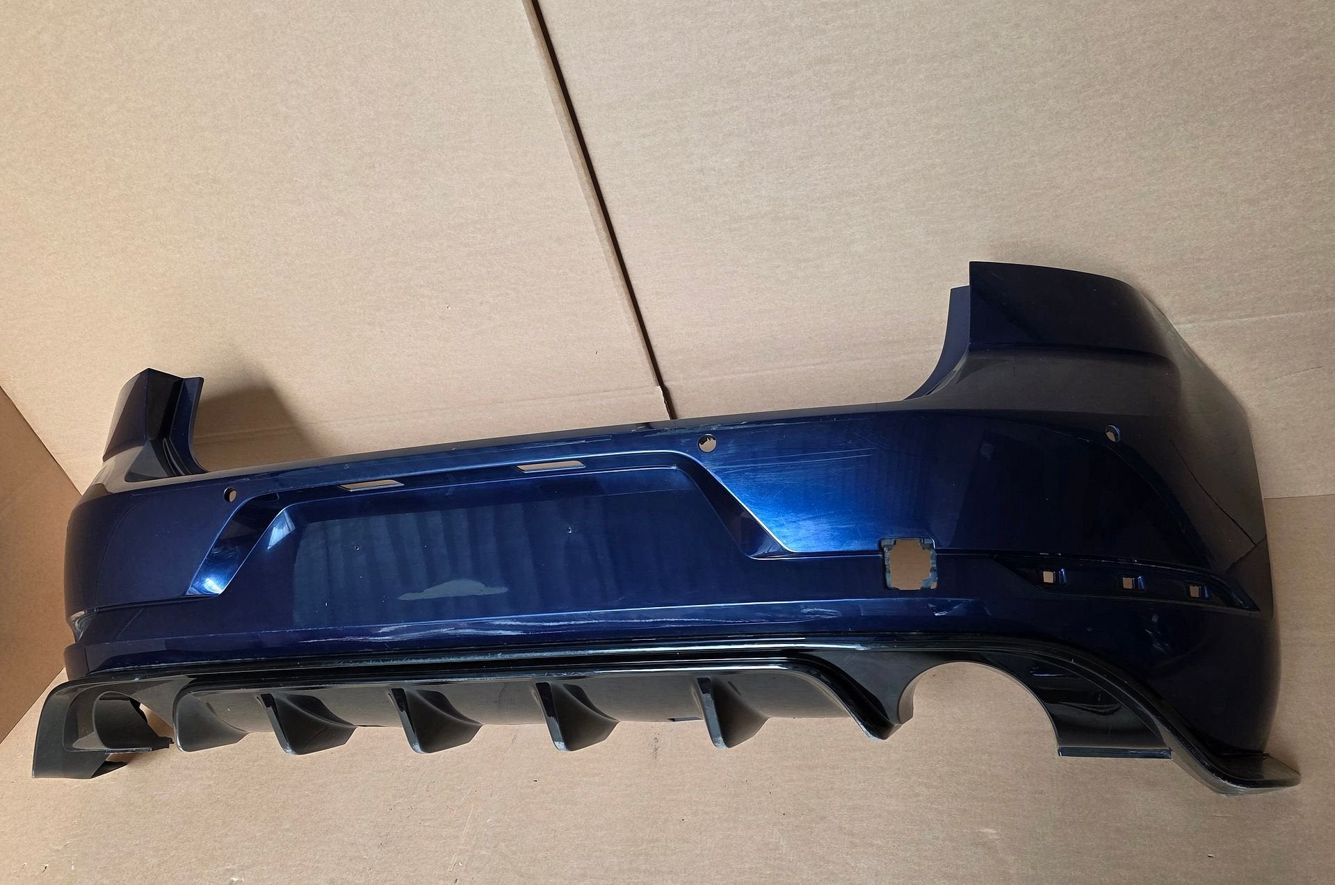 Achterbumper VW Golf 7 VII 7.5 GTI TCR Facelift 5G6807421BK, Gebruikt, -, Volkswagen, Ophalen of Verzenden