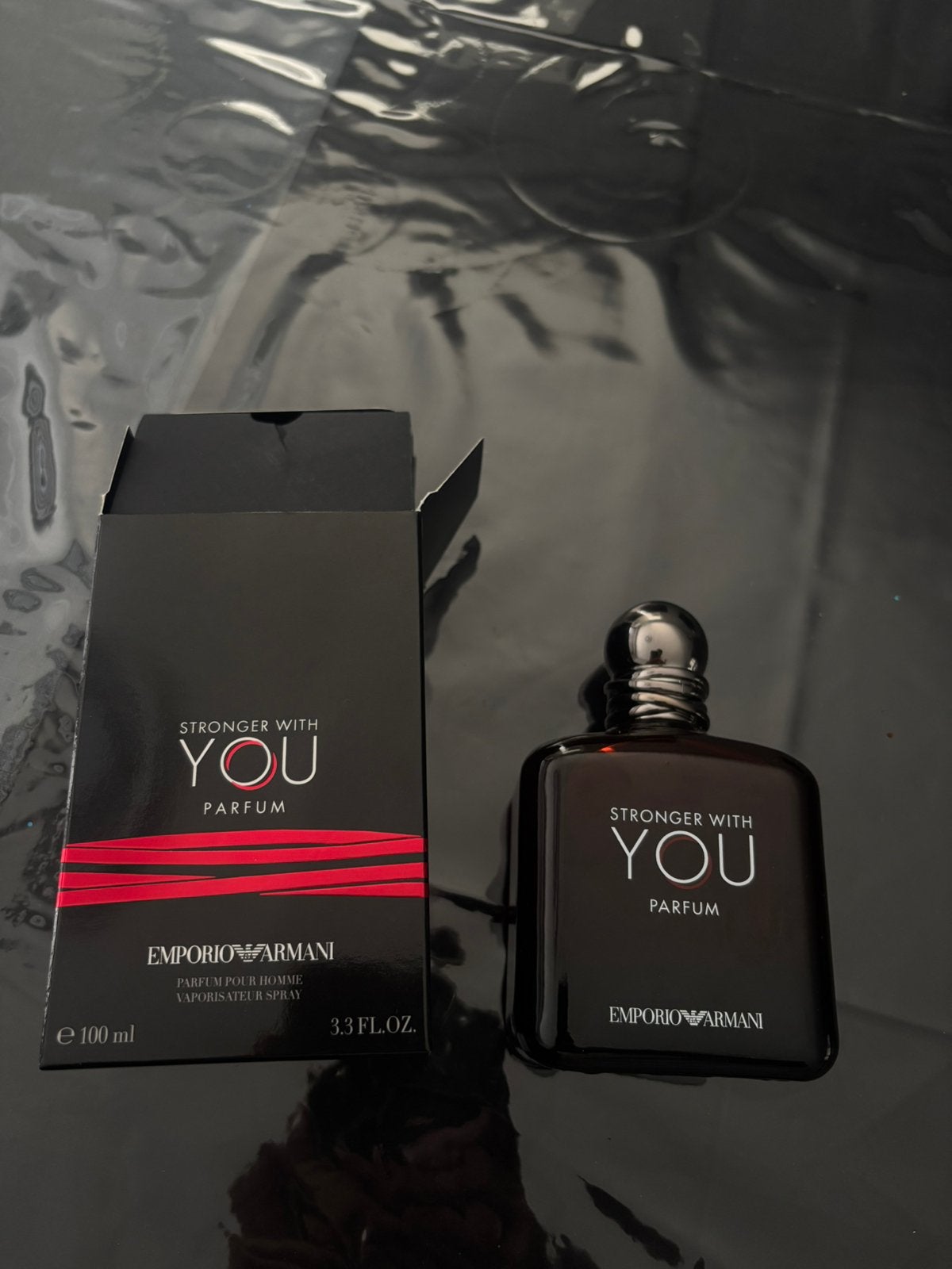 Emporio Armani Stronger With You Parfum 100 ml, Ophalen, Zo goed als nieuw