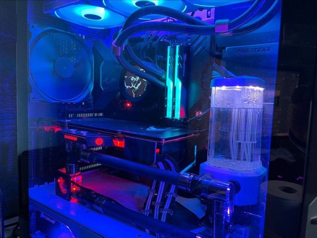 custom Gaming PC Met 6950XT  64 GB Ram  5950x, Ophalen, 64 GB of meer, Custom Gaming Pc, Amd ryzen 5000 AM4
