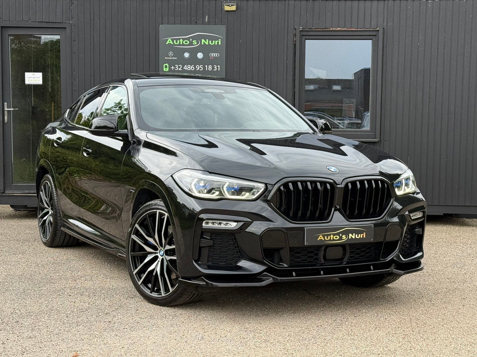 Bmw x6 3.0d diesel 2021 btw automaat m-pakket full option, Auto's, BMW, Automaat, Euro 6, 2993 cc, Zwart