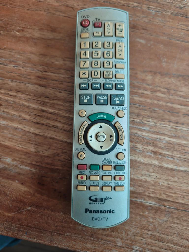 Télécommande Panasonic EUR7659, Enlèvement, DVD