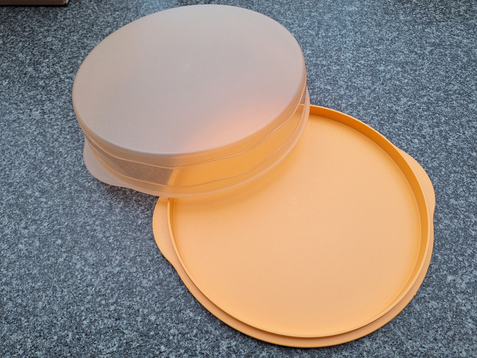 taartdoos Tupperware, Enlèvement, Comme neuf, Orange